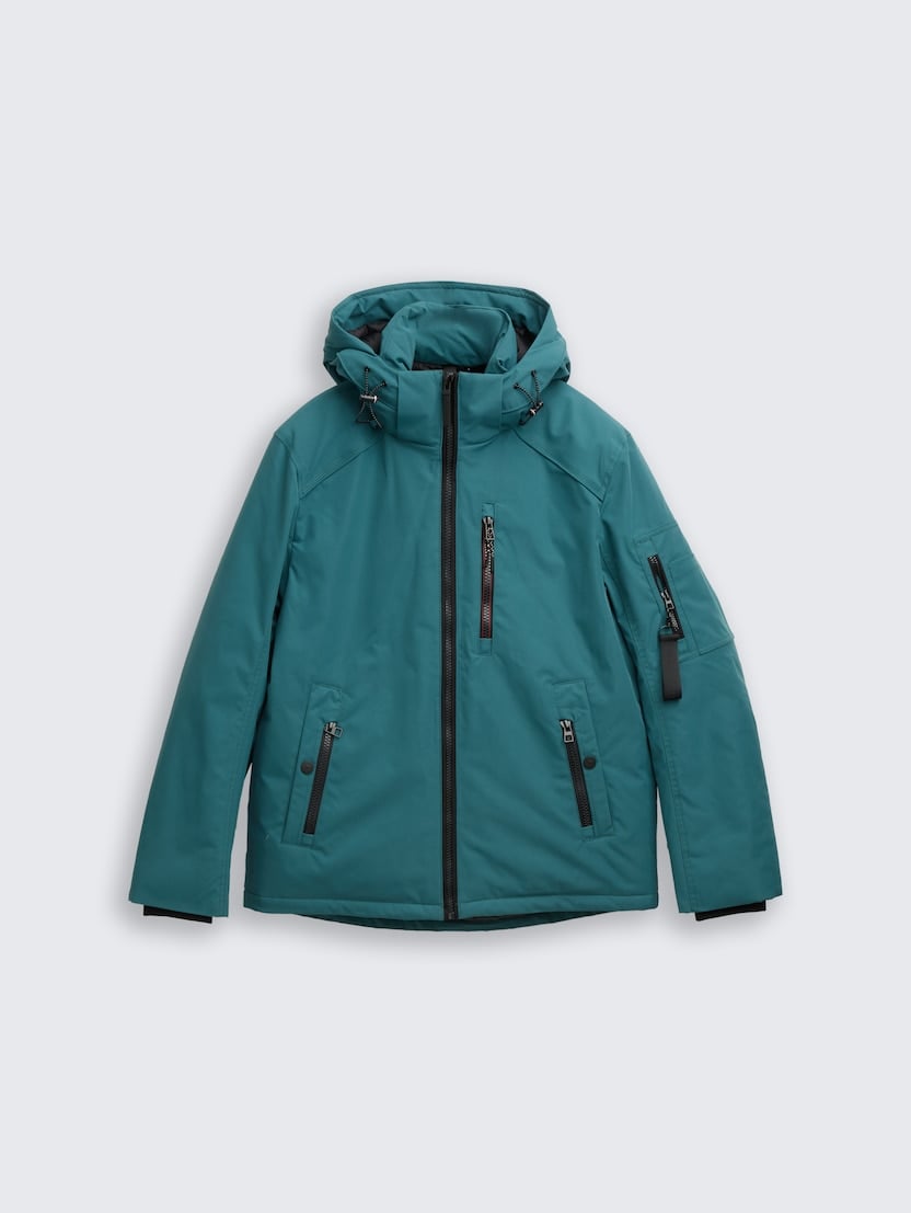 Podstavljena jakna - Zelena_8403311