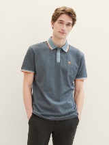 Bluză polo cu guler cu detalii - Model/Mai multe culori_9255902