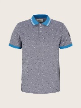 Polo majica s minimalnim printom suncobrana po cijeloj površini - Uzorak/višebojna_4694657
