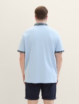 Polo majica s potiskom - Modra_4215921