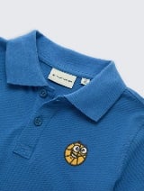 Polo majica s printom - Plava_8503190