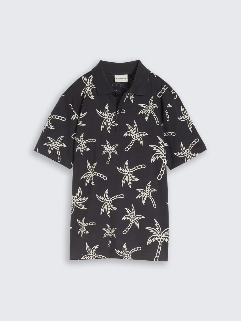 Polo majica sa printom po celoj površini - Uzorak/višebojna_6353150