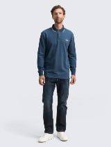 Polo majica s detaljima - Plava_7161083