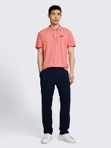 Tricou polo cu detalii - Roşu_5129836