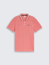 Tricou polo cu detalii - Roşu_5129836