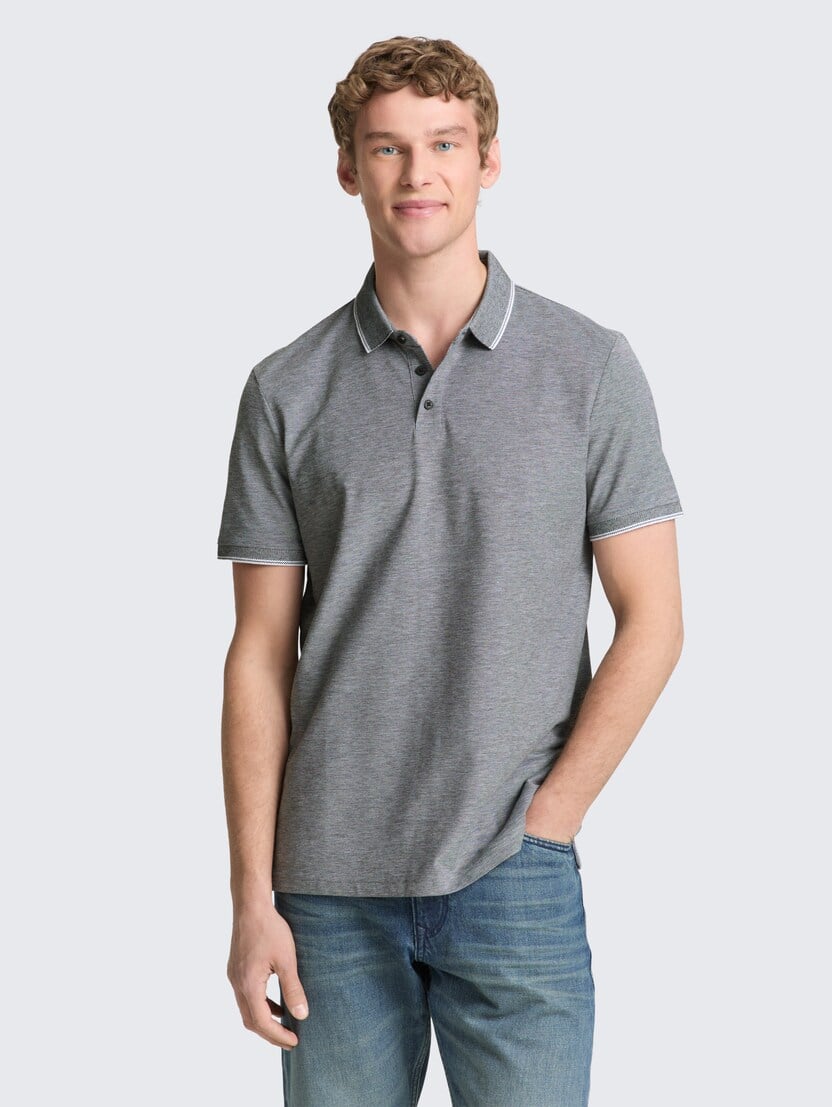 Tricou polo cu detalii - Model/Mai multe culori_2796095