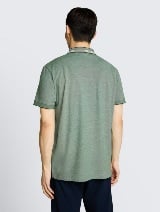 Tricou polo cu detalii - Verde_616119
