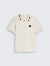 Polo cu logo mic - Alb_6903089