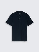 Polo cu logo mic - Albastru_1670084