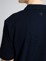 Polo cu logo mic - Albastru_1670084