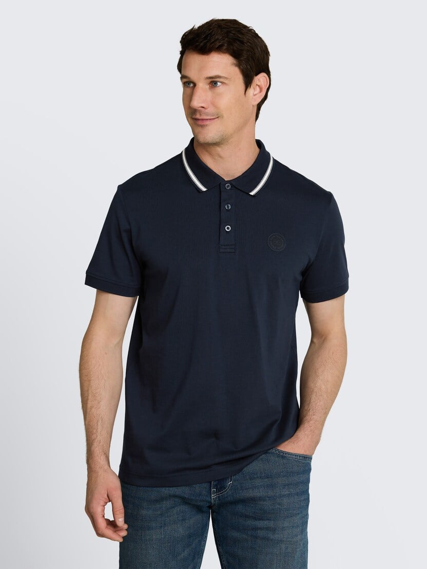 Polo-majica s malim logom - Plava-1050230-10668-14