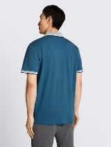 Polo-majica s malim logom - Plava_772861