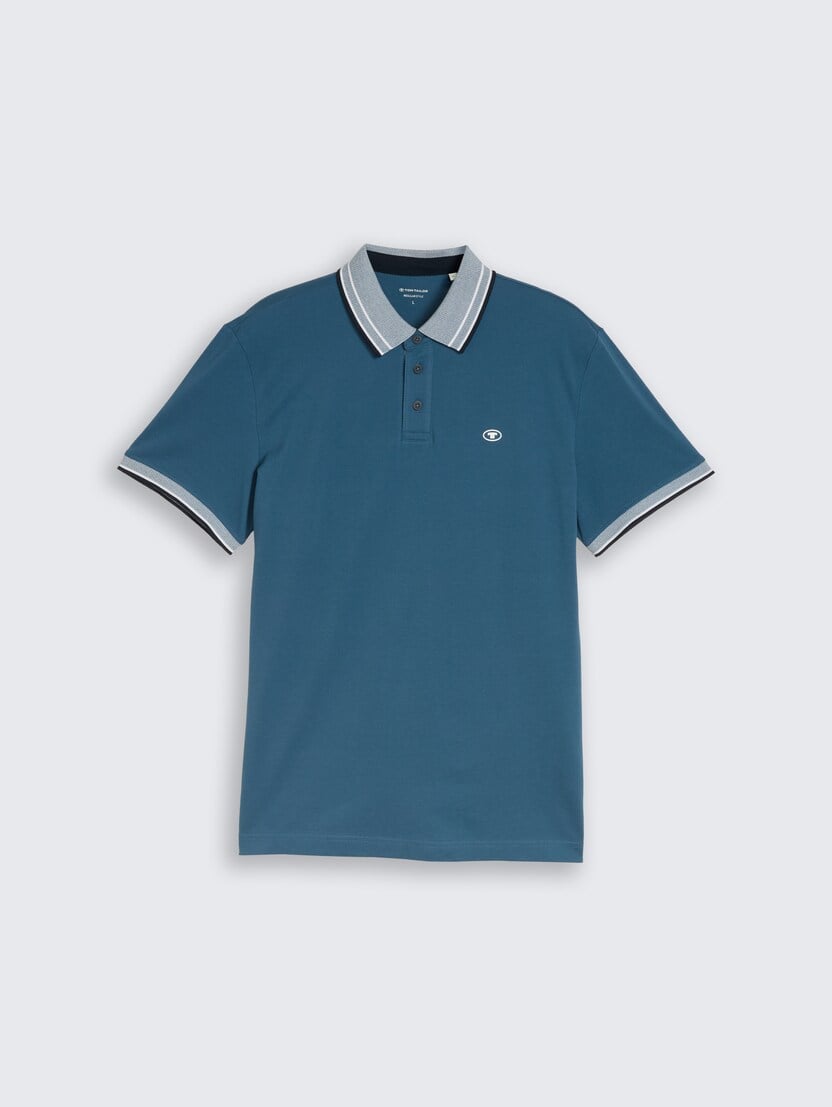 Polo-majica s malim logom - Plava_772861