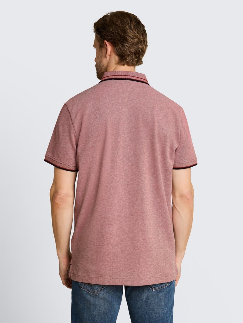 Polo cu logo mic - Roşu_872462
