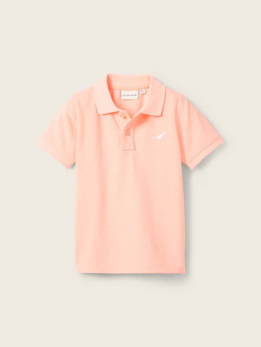 Polo-majica s malim printom - Ružičasta_2843060