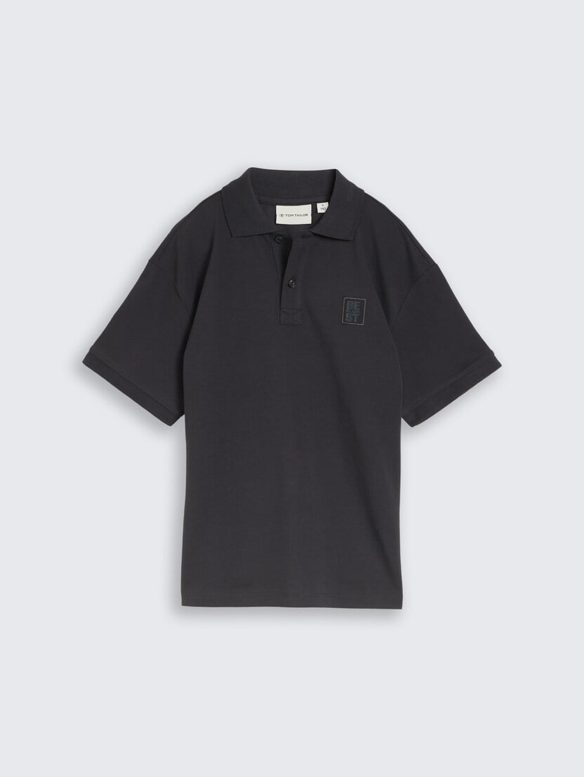 Polo majica s malim printom - Siva_1370338