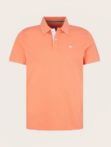 Polo majica z vezenim logotipom - Oranžna_2718663