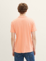 Polo majica z vezenim logotipom - Oranžna_7726479