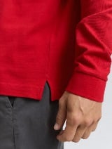 Polo majica sa malim izvezenim logom - Crvena_7254702