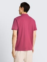 Polo majica sa malim izvezenim logom - Roze_9970897