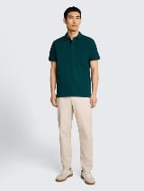 Polo majica sa malim izvezenim logom - Zelena_7649571