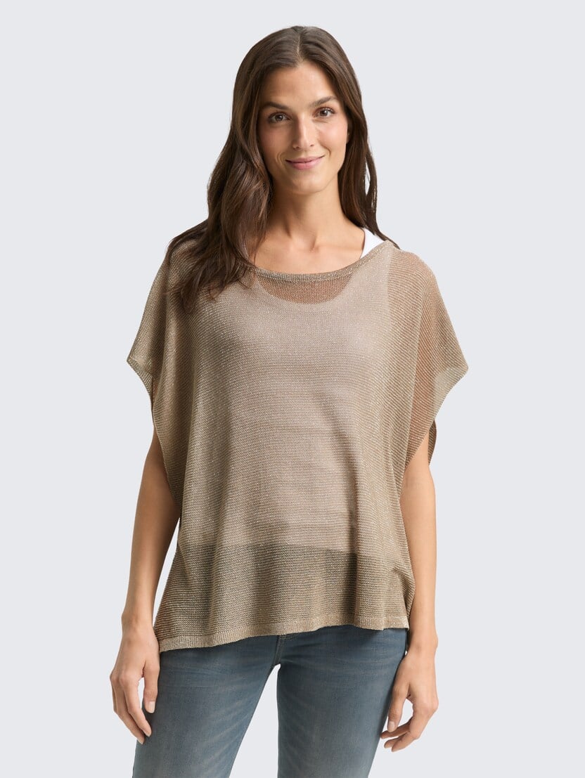  Pončo ogrinjalo - Bež-1048924-29517