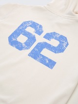 Sportska majica s kapuljačom i uzorkom - Bijela_6156749