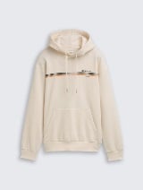 Dukserica sa kapuljačom sa printom - Bela_7566861