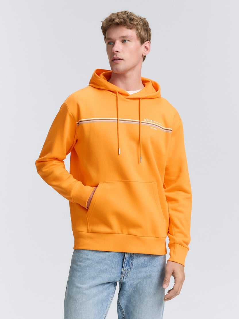 Hanorac cu imprimeu - Portocaliu_2435225