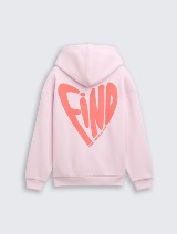 Sportska majica s kapuljačom i uzorkom - Ružičasta_2439340