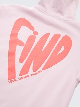 Sportska majica s kapuljačom i uzorkom - Ružičasta_2439340