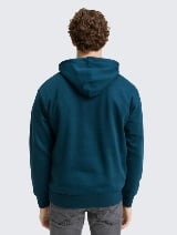 Dukserica sa kapuljačom sa printom - Zelena_983747