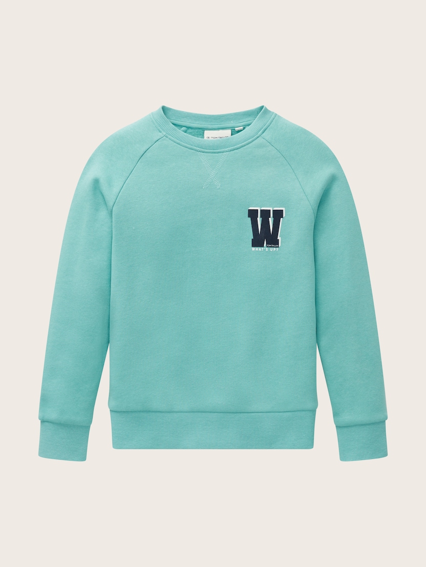  Raglan dukserica sa printom - Zelena-1032888-11790-15