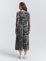 Haljina sa mrežastim printom - Uzorak/višebojna_1455127