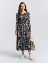 Haljina sa mrežastim printom - Uzorak/višebojna_1455127