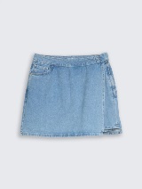 Fustă-pantalon petrecută - Albastru_9264518