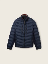 Prešita hibridna jakna - Modra_9982183