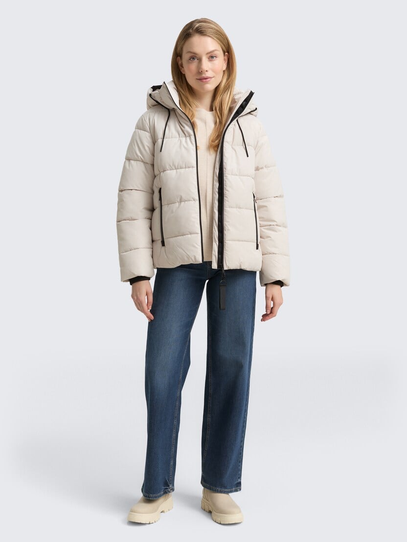 Puffer jakna - Bež_2636344