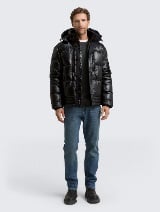 Puffer jakna sa kapuljačom - Crna_3102106