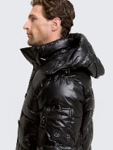 Puffer jakna sa kapuljačom - Crna_3102106