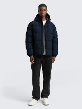 Puffer jakna sa kapuljačom - Plava_1150283