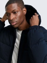 Puffer jakna sa kapuljačom - Plava_1150283