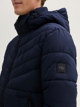 Jachetă puffer cu glugă - Albastru_3552007