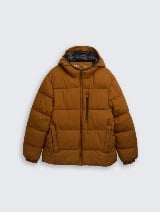 Jachetă matlasată cu glugă - Maro_2183526