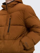 Jachetă matlasată cu glugă - Maro_2183526