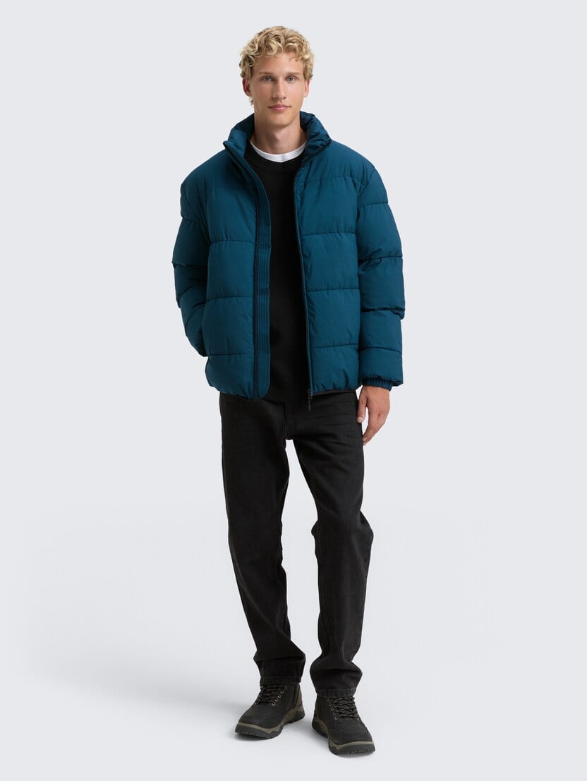 Jachetă matlasată - Verde_7396619