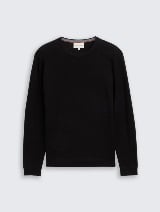 Pulover od pamuka i kašmira - Crna_7159988