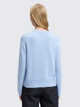 Pulover od pamuka i kašmira - Plava_2735654