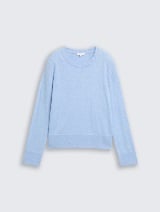 Pulover od pamuka i kašmira - Plava_2735654