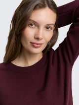 Džemper od pamuka i kašmira - Crvena_900412